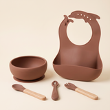 Dodo Baby Feeding Bowl Set Brown
