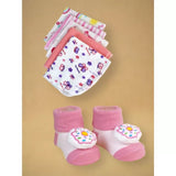 LSB 16pcs Pink Mermaid Newborn Hamper/Gift Box for Baby Girl, 0-6 months