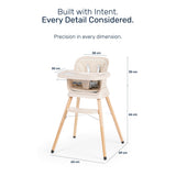 Growgether ORBIT 4-in-1 High Chair | 6-36 Months (Up to 15 kg) Beige