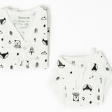 Aariro Jabla & Nappy Combo (4 Pcs) - Into the Wild (0-3 Months)