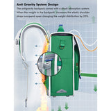 Little Surprise Box,Jade Green Rectangle style Backpack for Kids, Medium