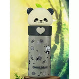 Little Surprise Box,Grey Panda Head Stainless Steel Thermos Water Bottle, 350 ml