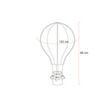 Kiyo Miyo Big Pink Hot Air Balloon Lamp