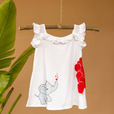 Mamarill Girls This Breezy A-Line Dress, With An Adorable