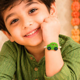 Babies Of Wonder Car Rakhi - Green