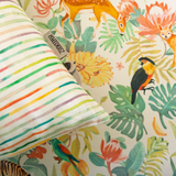 Zookeeper Forest Echoes Bedsheet And Shams Set