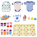 LSB Newborn Baby Boy Picket Fence House Hamper (0-12 months)