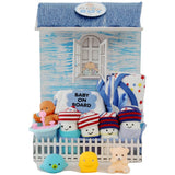 LSB Newborn Baby Boy Picket Fence House Hamper (0-12 months)