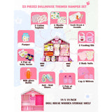 LSB Newborn Baby Girl Wooden Dollhouse Gift Hamper (0-12 months)