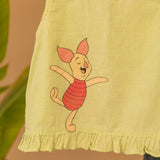 Mamarill Girls Yellow Cotton Top With Pant