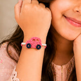 Babies Of Wonder Car Rakhi - Pink