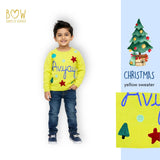 Boys Customised Christmas Sweater - Yellow