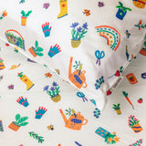 Zookeeper Ribbons And Flowers Sheet And Shams Set