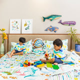 Zookeeper Sailor Goes To Sea Bed Sheet And Shams Set