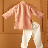 Casa Ninos Peach Noor Kurta Pajama Set