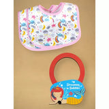 LSB 16pcs Pink Mermaid Newborn Hamper/Gift Box for Baby Girl, 0-6 months