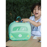 Little Surprise Box,Police Joyride Kids Backpack, Mint Green