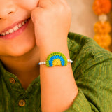 Babies Of Wonder Rainbow Rakhi - Green
