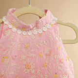 Casa Ninos Kotadoriya Pink Yellow Skirts Set