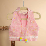 Casa Ninos Kotadoriya Pink Yellow Skirts Set