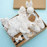 Pure Cloth Baby Girl Gift Hamper | Polka-Off White