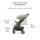 Growgether VELOX Travel Stroller 0-4 Years (Up to 22 kg) - Green