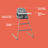 Growgether Gravity Ergonomic High Chair (6 Months-5 Years)