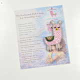 Little Pink Llama Llama-Hair Clip