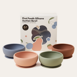 Dodo Baby Silicone Suction Feeding Bowl Pink