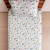 Zookeeper Ribbons And Flowers Sheet And Shams Set