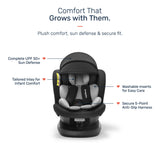Growgether RYDDA 360° Rotating Car Seat 0-12 Years (0-36 kg) | 1 Year Warranty