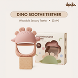 Dodo Baby Dino Soothe Teether Pink