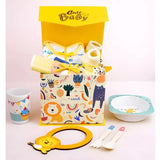 LSB 16 pcs Yellow King Lion Newborn Hamper/Gift Box for Baby Boy/Baby Girl, 0-6 months