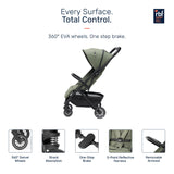 Growgether VELOX Travel Stroller 0-4 Years (Up to 22 kg) - Green
