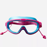 Blue & Pink Anti-Fog UV Protection Leakproof Swim Goggles for Kids, 7–15 Years