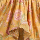 Casa Ninos Yellow Floral Sharara Set