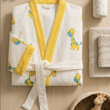 Little Pink Llama Giraffee Bathrobe