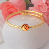 Basketball baby bangle