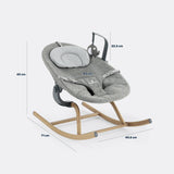 Growgether Gravity High Chair + Rocker Combo