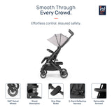 Growgether GOLITE Travel Cabin Compatible Lightweight Stroller| 0-4 Years (Up to 22 kg) - Grey