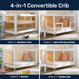 Growgether APEX 4-in-1 Convertible Crib for Baby
