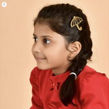 Little Pink Llama Monsoon Muse-Hair Clip-Black