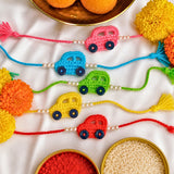 Babies Of Wonder Car Rakhi - Yellow