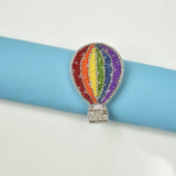 Little Pink Llama Hot Air Balloon-Brooch