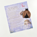 Little Pink Llama Ladybug-Brooch