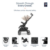 Growgether GOLITE Travel Cabin Compatible Lightweight Stroller| 0-4 Years (Up to 22 kg) - Beige | 1 Year Warranty